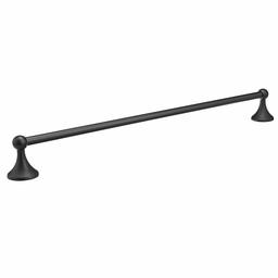 AmazonBasics Towel Bar - Standard, 24-Inch, Black