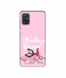 Amazon Brand - Solimo Designer Makeup Queen 3D Printed Hard Back Case Mobile Cover for Samsung Galaxy A71