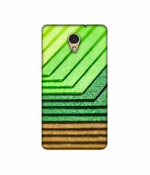 Amazon Brand - Solimo Designer Green Shad Texture 3D Printed Hard Back Case Mobile Cover for Lenovo P2