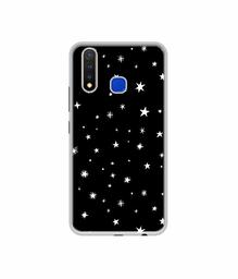 Amazon Brand - Solimo Designer Sperking Stars UV Printed Soft Back Case Mobile Cover for Vivo U20