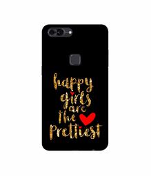 Amazon Brand - Solimo Designer Happy Girls are The Prettiest UV Printed Soft Back Case Mobile Cover for Lava Z90