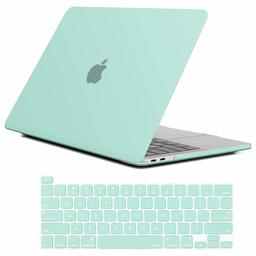 Eono MacBook Pro 16 Pouces Coque 2019 Version Modèle A2141, 2en1 Mince Plastique Coque Rigide avec Protection Clavier Compatible avec MacBook Pro 16 Pouces Touch Bar&Touch ID, Menthe Verte