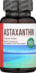 Whole Foods Market, Astaxanthin 12mg, 30 ct