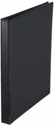 AmazonBasics 1/2-Inch Round Ring Binder, Black, View, 6-Pack (Renewed)