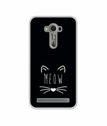 Amazon Brand - Solimo Designer Meow UV Printed Soft Back Case Mobile Cover for Asus Zenfone 2 Laser ZE550KL