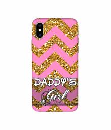 Amazon Brand - Solimo Designer Daddy's Girl 3D Printed Hard Back Case Mobile Cover for Apple iPhone Xs Max