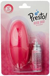 Amazon Brand - Presto! One Touch Air Freshener, Rose Bud, 12ml