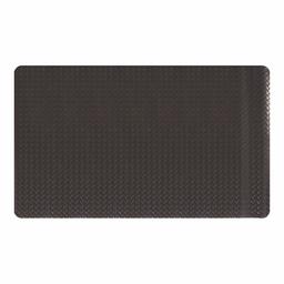 AmazonBasics – Alfombrilla antifatiga para placa de cubierta de diamante, alfombrilla compuesta 11/16 pulgadas, Negro, 3 x 5 pulgadas