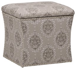 Amazon Brand – Stone & Beam Truve Modern Studded Ottoman, 19