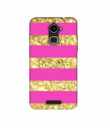 Amazon Brand - Solimo Designer Golden Stripes 3D Printed Hard Back Case Mobile Cover for Coolpad Note 3 Lite