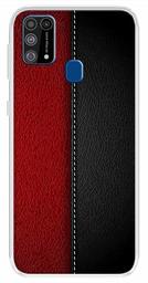 Amazon Brand - Solimo Designer Multicolor Leather Pattern Printed Soft Back Case Mobile Cover for Samsung Galaxy M31