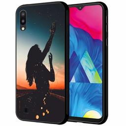 Amazon Brand - Solimo Designer Star Printed Hard Back Case Mobile Cover for Samsung Galaxy M10 (D1285)