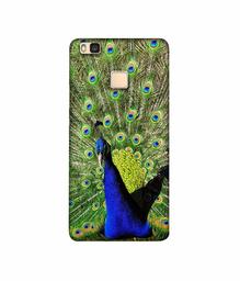 Amazon Brand - Solimo Designer Peacock 3D Printed Hard Back Case Mobile Cover for Huawei P9 lite