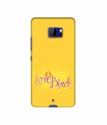 Amazon Brand - Solimo Designer Love Birds 3D Printed Hard Back Case Mobile Cover for HTC U Ultra