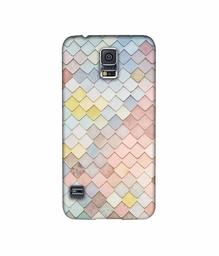 Amazon Brand - Solimo Designer Small Squre Texture 3D Printed Hard Back Case Mobile Cover for Samsung Galaxy S5 i9600