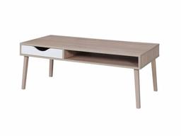 Amazon Brand - Movian Oker Coffee Table, 120 x 45 x 60cm, Oak Sonoma/Alpine White Colour