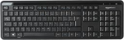 AmazonBasics - Tastiera wireless - Silenziosa e compatta - Layout IT (QWERTY)