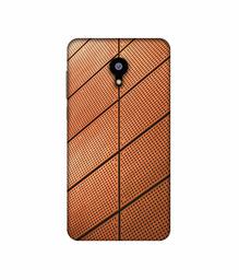 Amazon Brand - Solimo Designer Leather Texture 3D Printed Hard Back Case Mobile Cover for Meizu M2