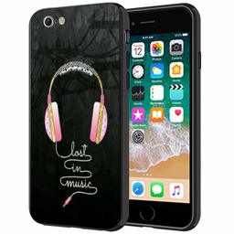 Amazon Brand - Solimo Designer Music Headphone Printed Hard Back Case Mobile Cover for Apple iPhone 6S / 6 (D1216)