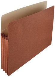 AmazonBasics Expanding Accordian Organizer File Folders - Letter Size, 25-Pack