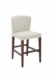 Amazon Brand – Rivet Eli Modern Curved-Back Counter-Height Barstool, 38.2