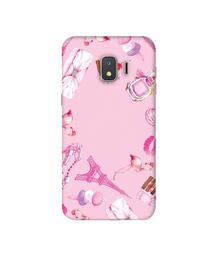 Amazon Brand - Solimo Designer Ladies Accessories 3D Printed Hard Back Case Mobile Cover for Samsung Galaxy J2 Core