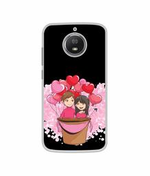 Amazon Brand - Solimo Designer Boy and Girl UV Printed Soft Back Case Mobile Cover for Motorola Moto G5S