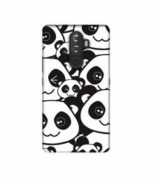 Amazon Brand - Solimo Designer Panda Texture UV Printed Soft Back Case Mobile Cover for Lenovo K8 Note