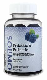 Amazon Brand - Solimo Prebiotic & Probiotic 2 Billion CFU, 50 Gummies (2 Gummies per Serving)