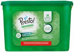 Amazon Brand - Presto! Laundry Capsules Universal, 152 Washes (4 Packs, 38 Each)