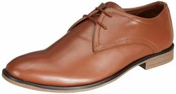 Amazon Brand - Symbol Men's Tan Synthetic Formal Shoes - 8 UK (AZ-KY-326B)