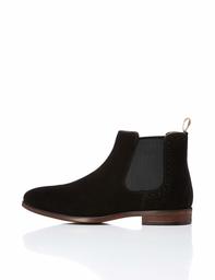 Amazon Brand - find. Men's Suede, Black), US 13