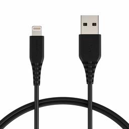 AmazonBasics MFi-Certified Lightning to USB A Cable for Apple iPhone and iPad - 3 Feet (0.9 Meters) - Black