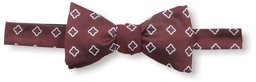 Franklin Tailored Men's Diamond Bow Tie, Burgundy