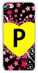 Amazon Brand - Solimo Designer Multicolor Heart Pattern Alphabet-P Printed Soft Back Case Mobile Cover for Vivo Y69