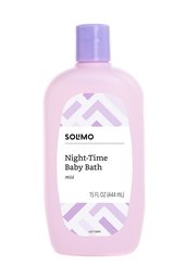 Amazon Brand - Solimo Night-Time Baby Bath, 15 Fluid Ounce