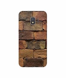 Amazon Brand - Solimo Designer Burn Bricks 3D Printed Hard Back Case Mobile Cover for Samsung Galaxy J2 Core