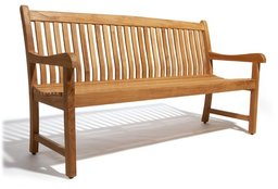 Strathwood Teak Garden Bench, Three Seater