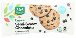 365 by Whole Foods Market, Organic Baking Chips, Semi-Sweet Chocolate, 10 Ounce