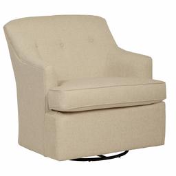 Amazon Brand – Stone & Beam Wolcott Swivel Chair, Fabric, 33