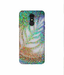 Amazon Brand - Solimo Designer Sparkle Coffee 3D Printed Hard Back Case Mobile Cover for LG Q7