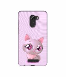 Amazon Brand - Solimo Designer Cute Pink Cat 3D Printed Hard Back Case Mobile Cover for Gionee A1 Lite