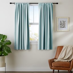 AmazonBasics Blackout Curtain - 52 x 63 inches