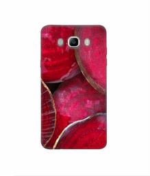 Amazon Brand - Solimo Designer Red Texture 3D Printed Hard Back Case Mobile Cover for Samsung Galaxy J7 (2016)