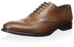 Franklin & Freeman Robinson Medallón Oxford con Punta de ala para Hombre, Coñac, 9.5