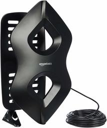 AmazonBasics Amplified Indoor/Outdoor TV Antenna - 60 Mile Range (Renewed)