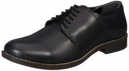 Amazon Brand - Symbol Men's Black Leather Formal Shoes - 9 UK (AZ-OM-232A)