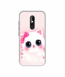 Amazon Brand - Solimo Designer Babby Kitty UV Printed Soft Back Case Mobile Cover for Micromax Canvas Selfie 3 Q460