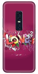 Amazon Brand - Solimo Designer Love Pattern Design 3D Printed Hard Back Case Mobile Cover for Vivo V17 Pro