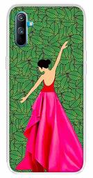 Amazon Brand - Solimo Designer Multicolor Girl Leaf Design Printed Soft Back Case Mobile Cover for Realme C3